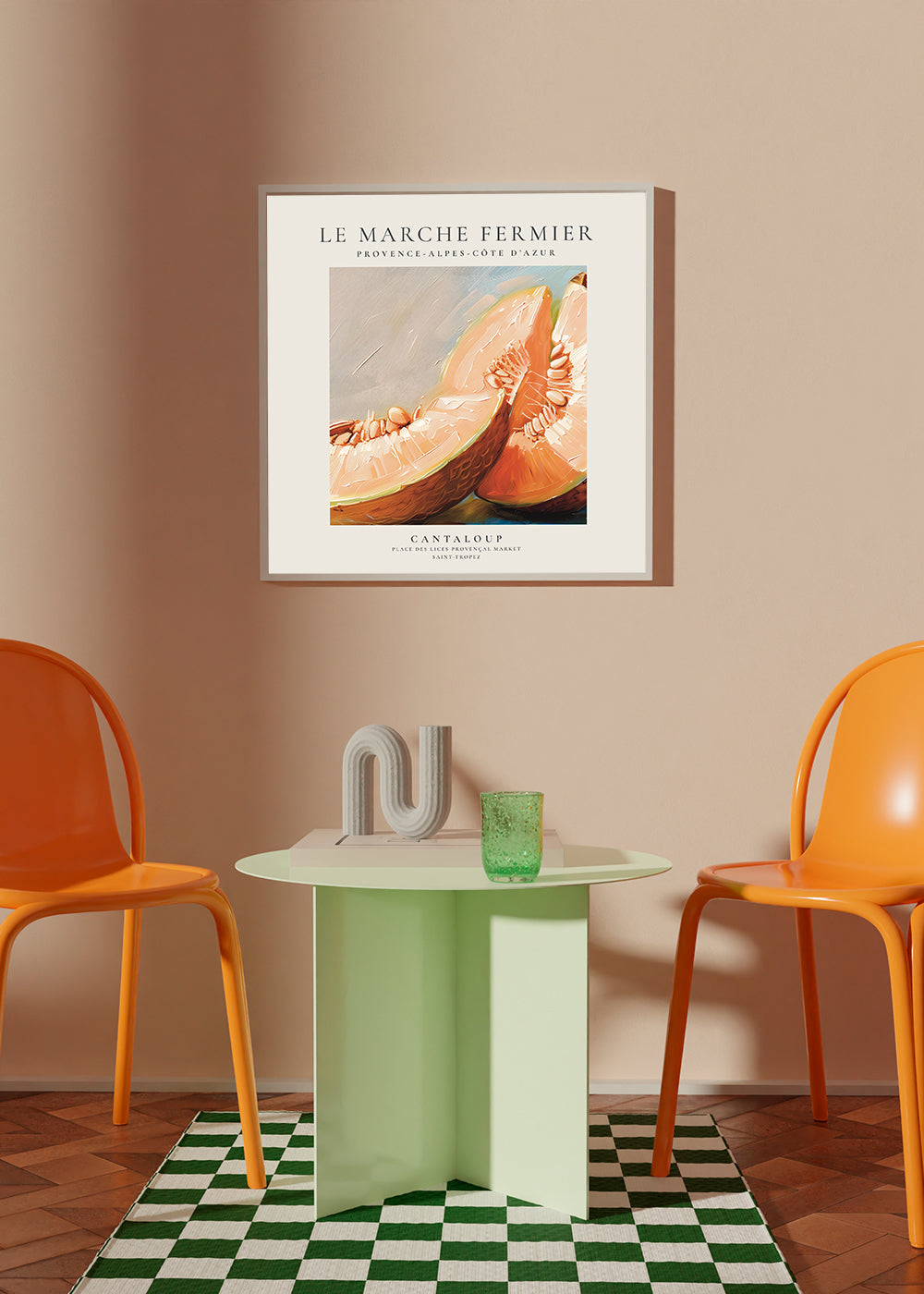 Le marche fermier - cantaloup - SQUARE