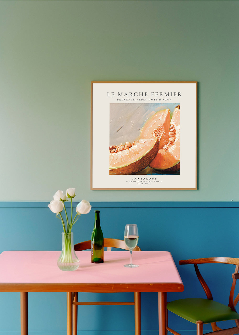 Le marche fermier - cantaloup - SQUARE