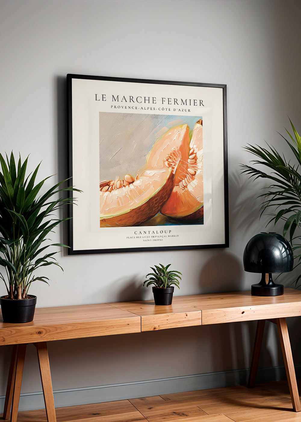 Le marche fermier - cantaloup - SQUARE