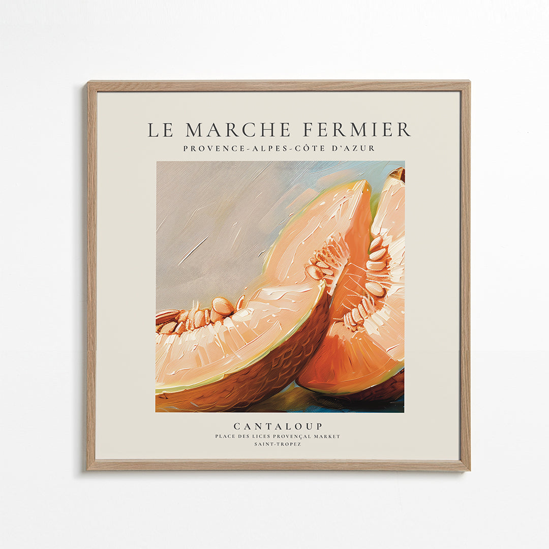Le marche fermier - cantaloup - SQUARE