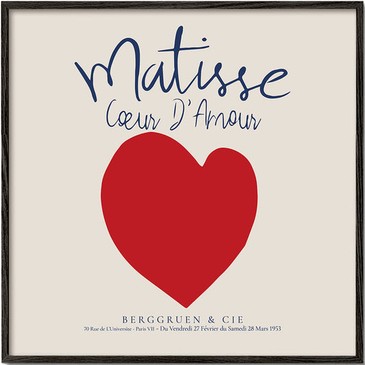 Henri Matisse, Coeur d'amour  - SQUARE