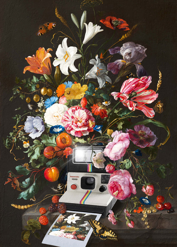 Floral instant photo