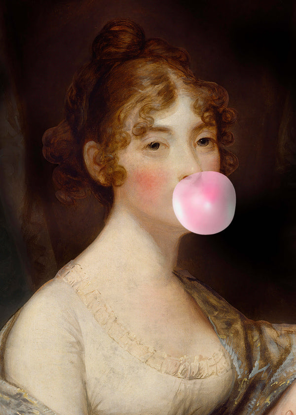 Naughty bubble girl
