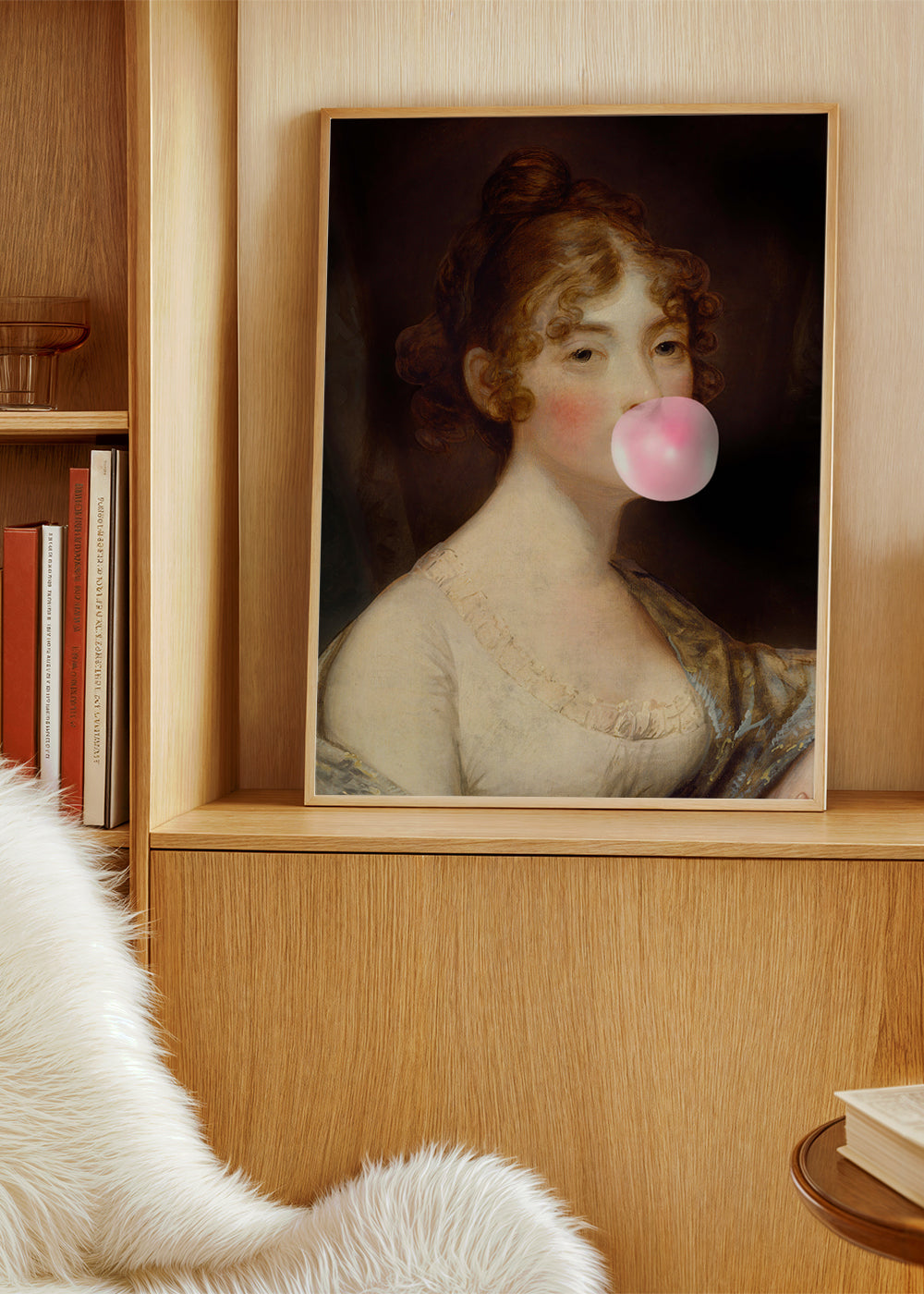 Naughty bubble girl