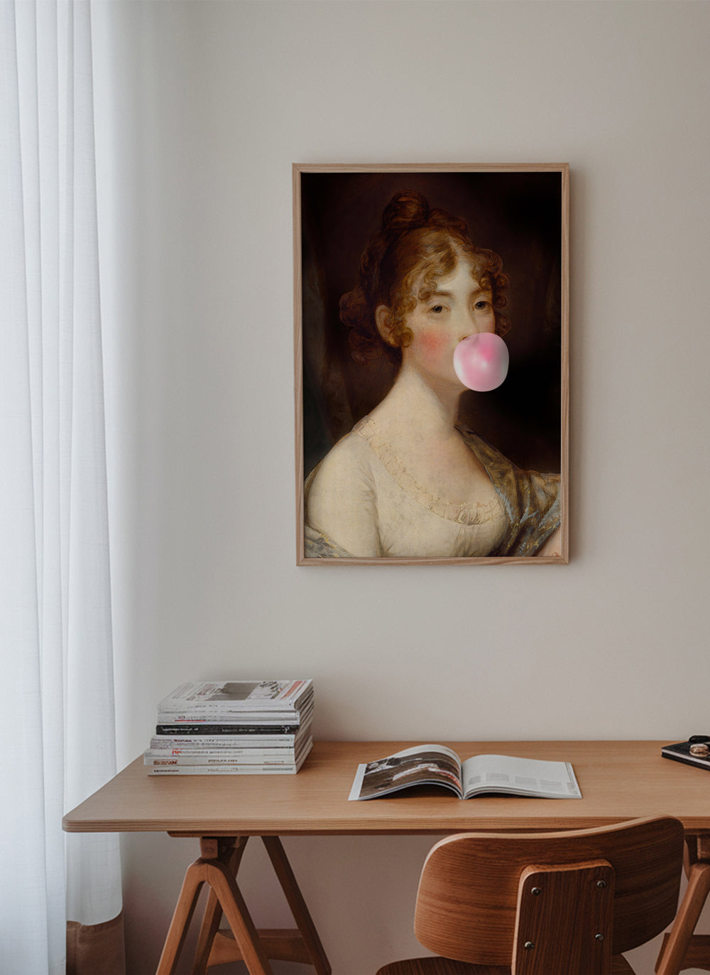 Naughty bubble girl