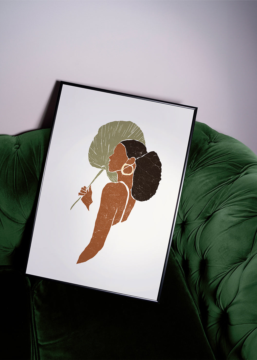 Boho Palmetto Fan Leaf I