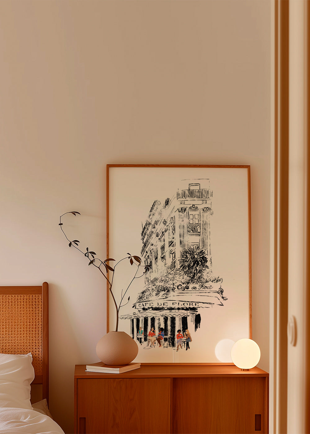 Ilustración Café de Flore Paris_product1