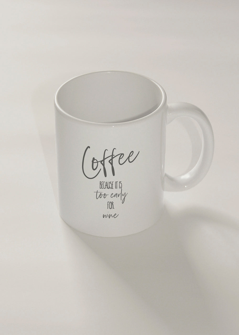 Coffee - too early for wine
