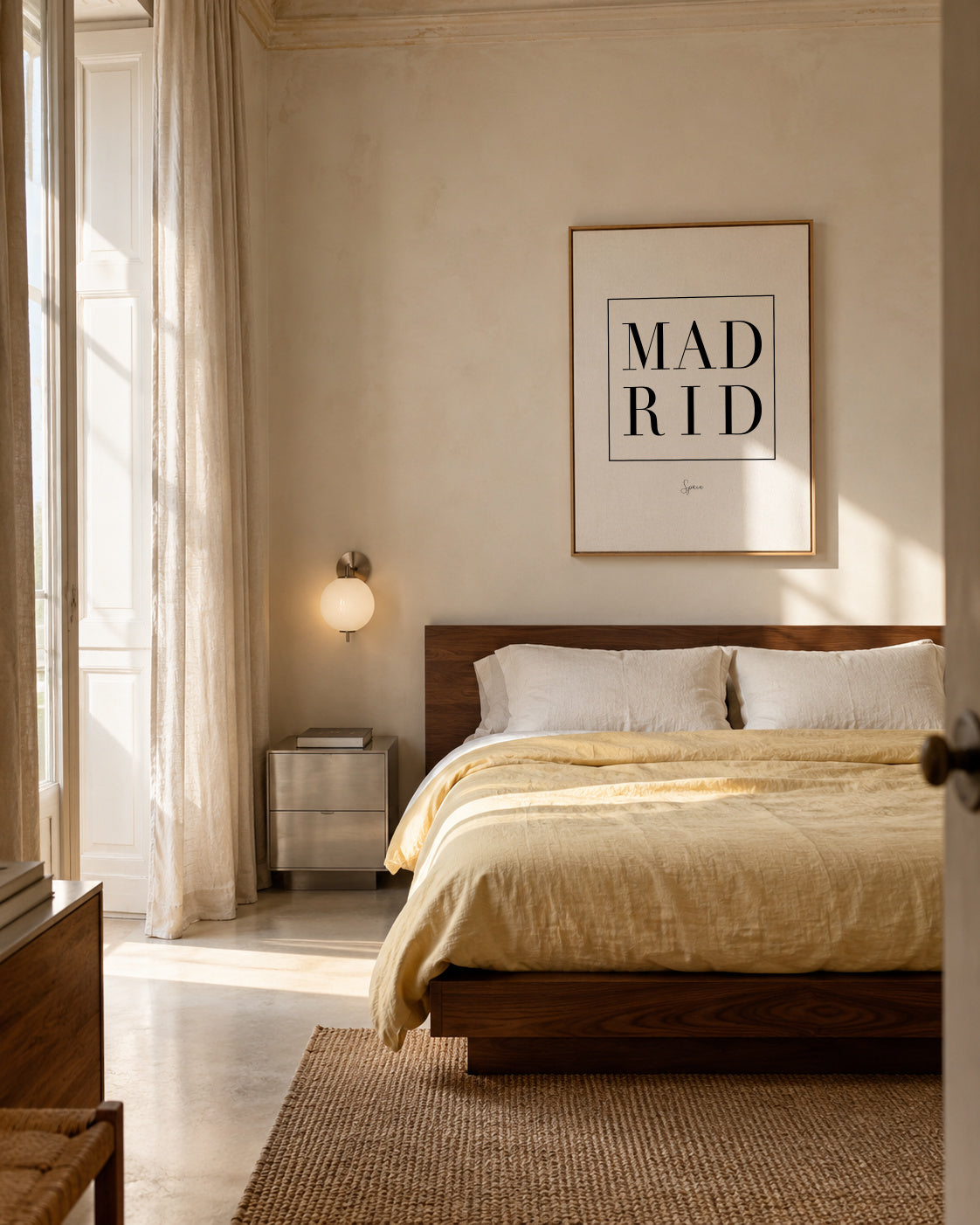 Madrid - Framed canvas in an interior
