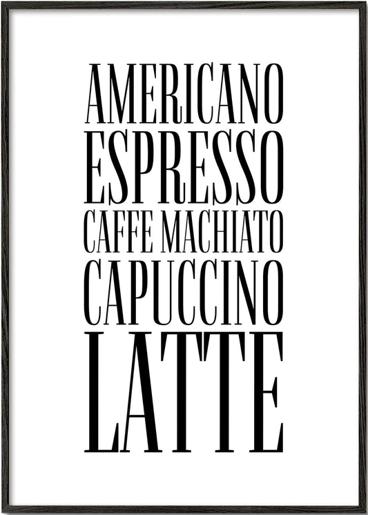 Coffee types
