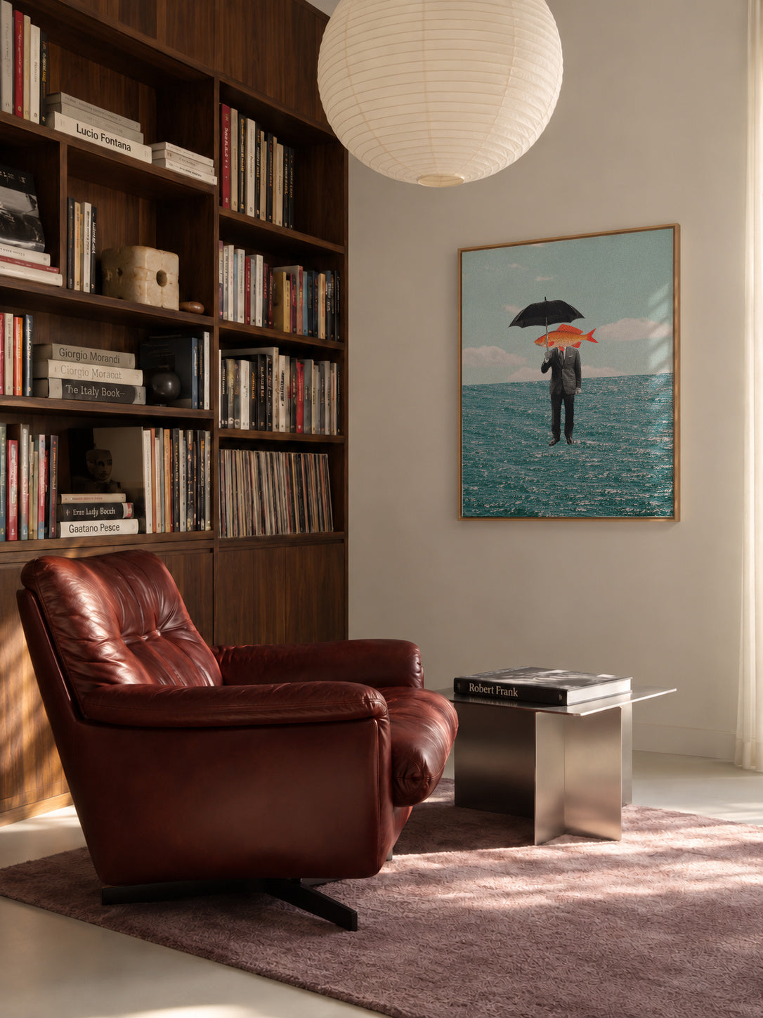 Can't get wet - Framed canvas in an interior
