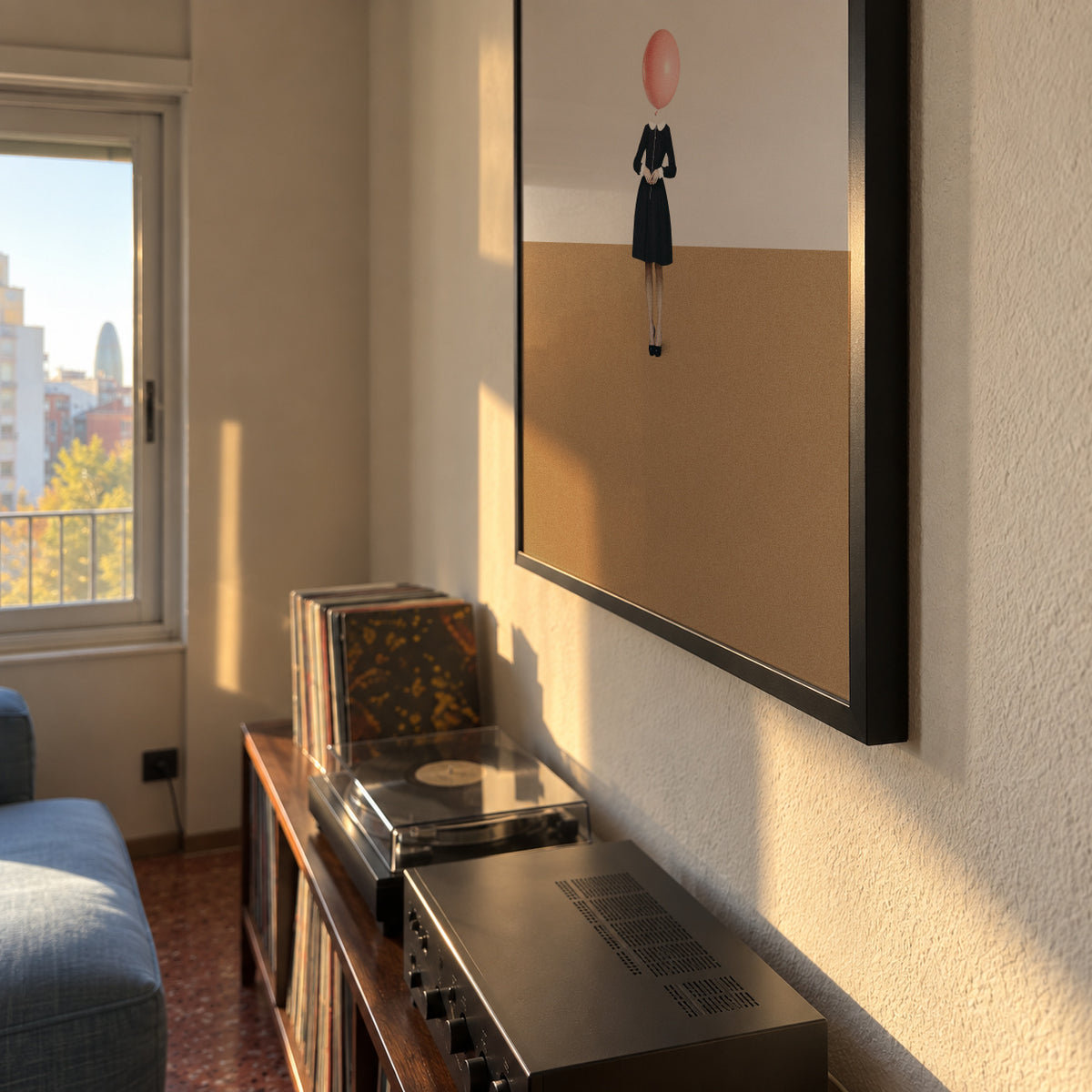 Obvious imperfections - Framed poster detail