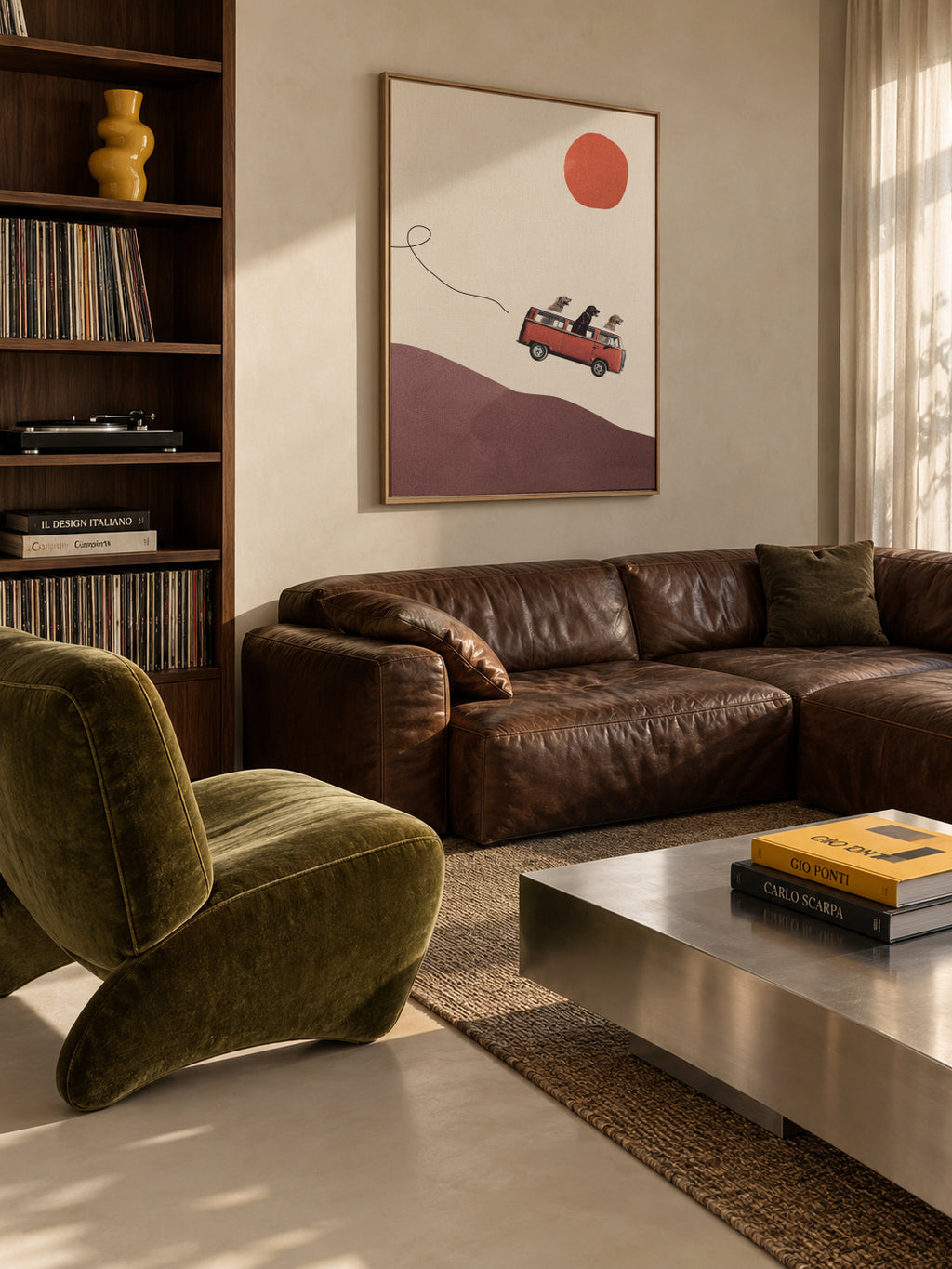 Adventure gang - Framed canvas in an interior