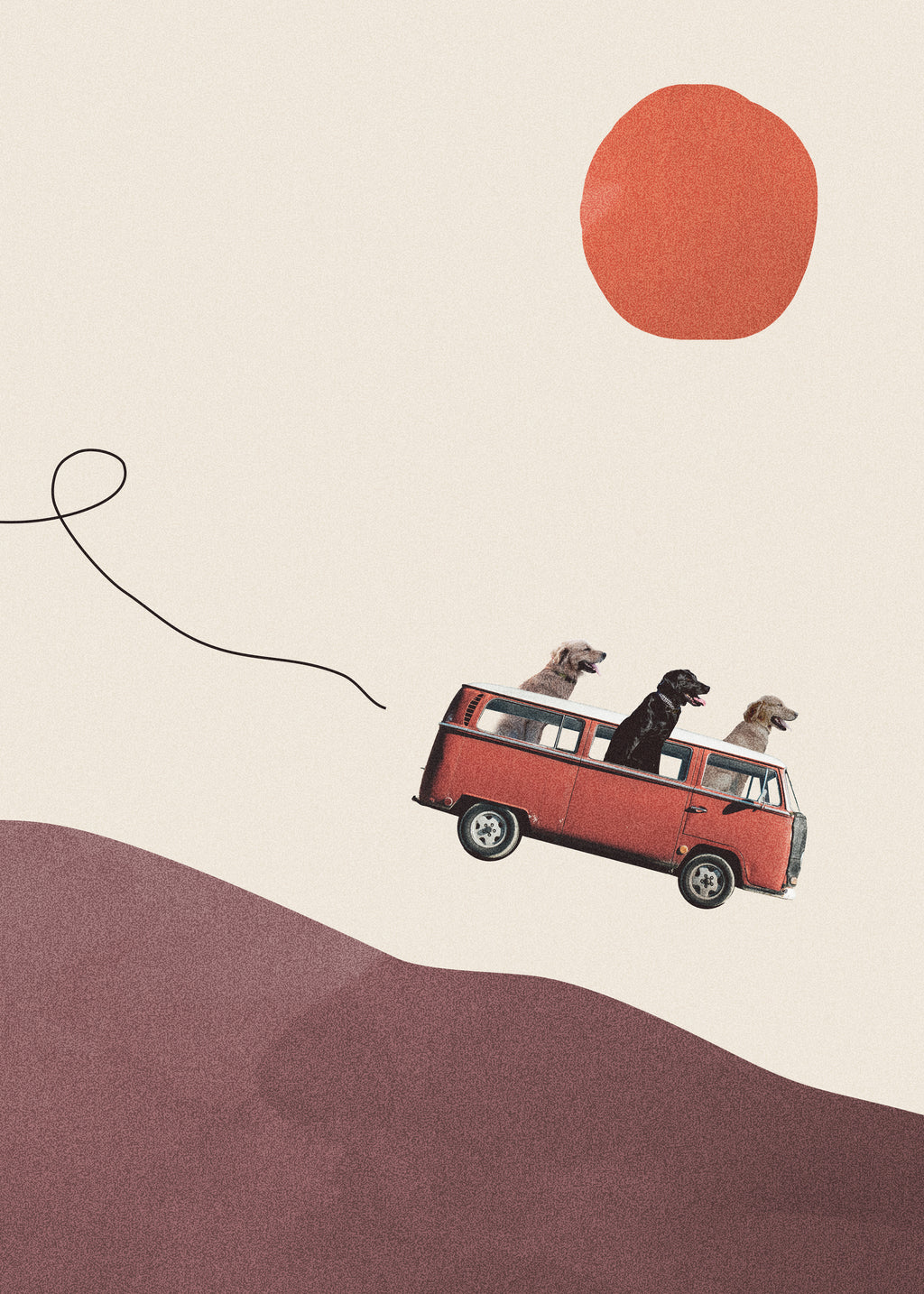 Adventure gang - Unframed art print