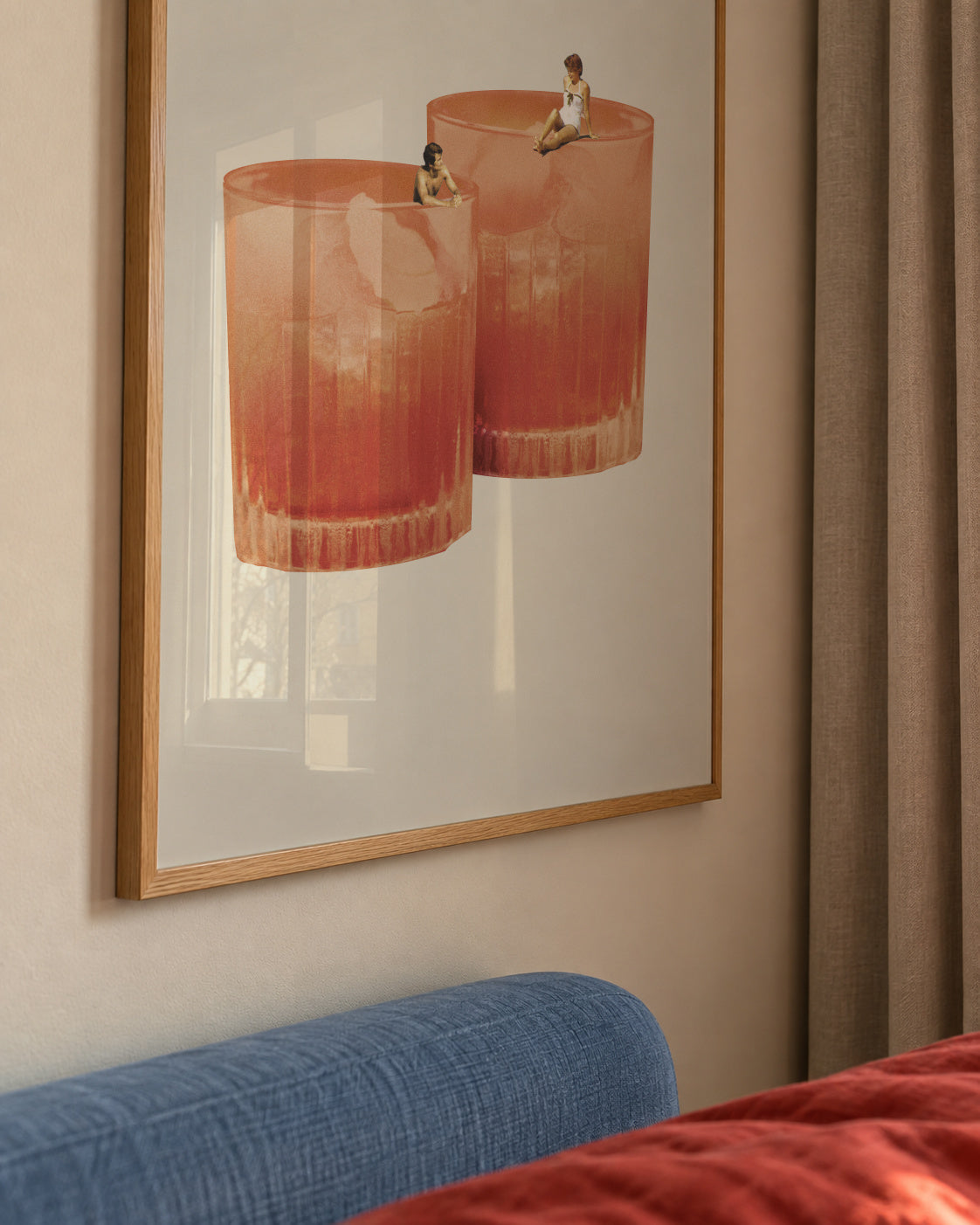 Holiday in a glass 3 - Framed poster detail