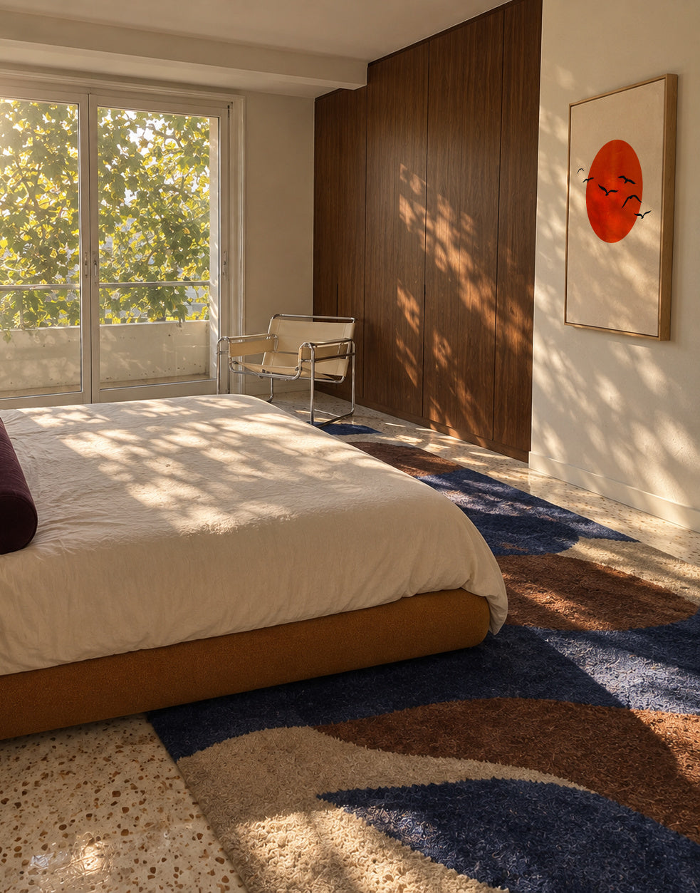 A sunny day - Framed canvas in an interior