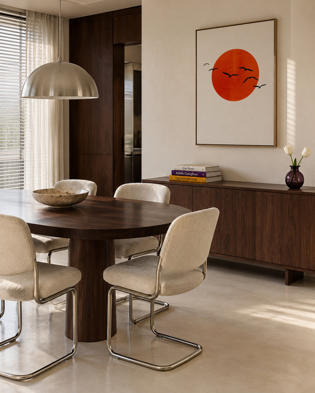 A sunny day - Framed canvas in an interior