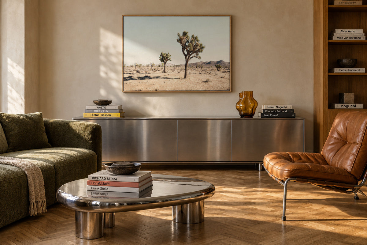 Joshua tree - Framed canvas in an interior