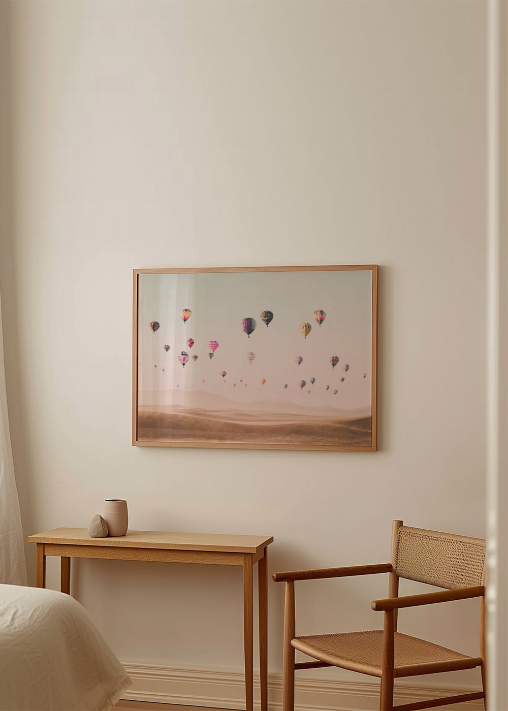 Around the world - Framed poster in an interior