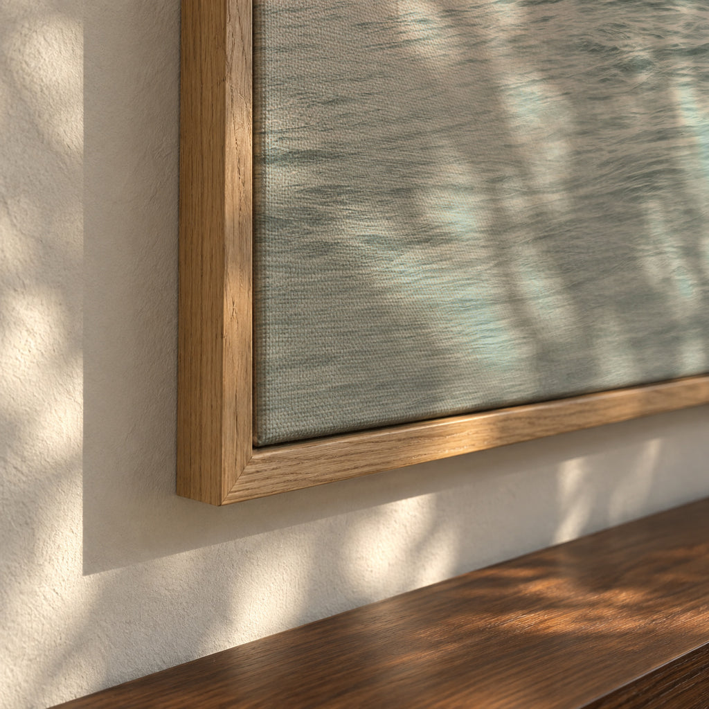 Wave - Framed canvas detail