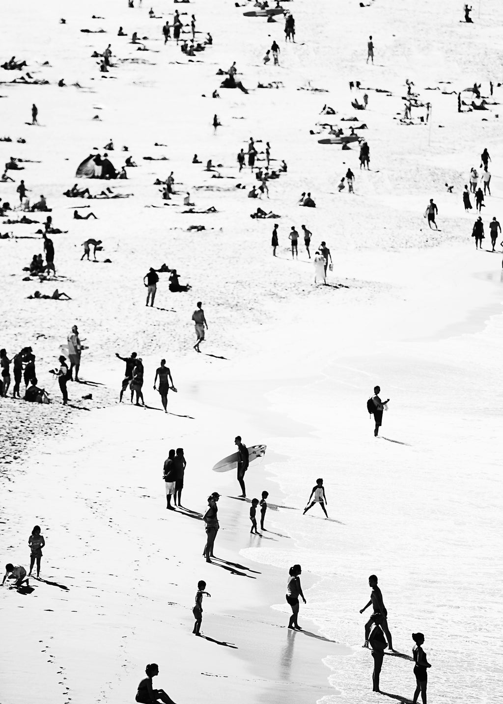 Beach People - Unframed art print