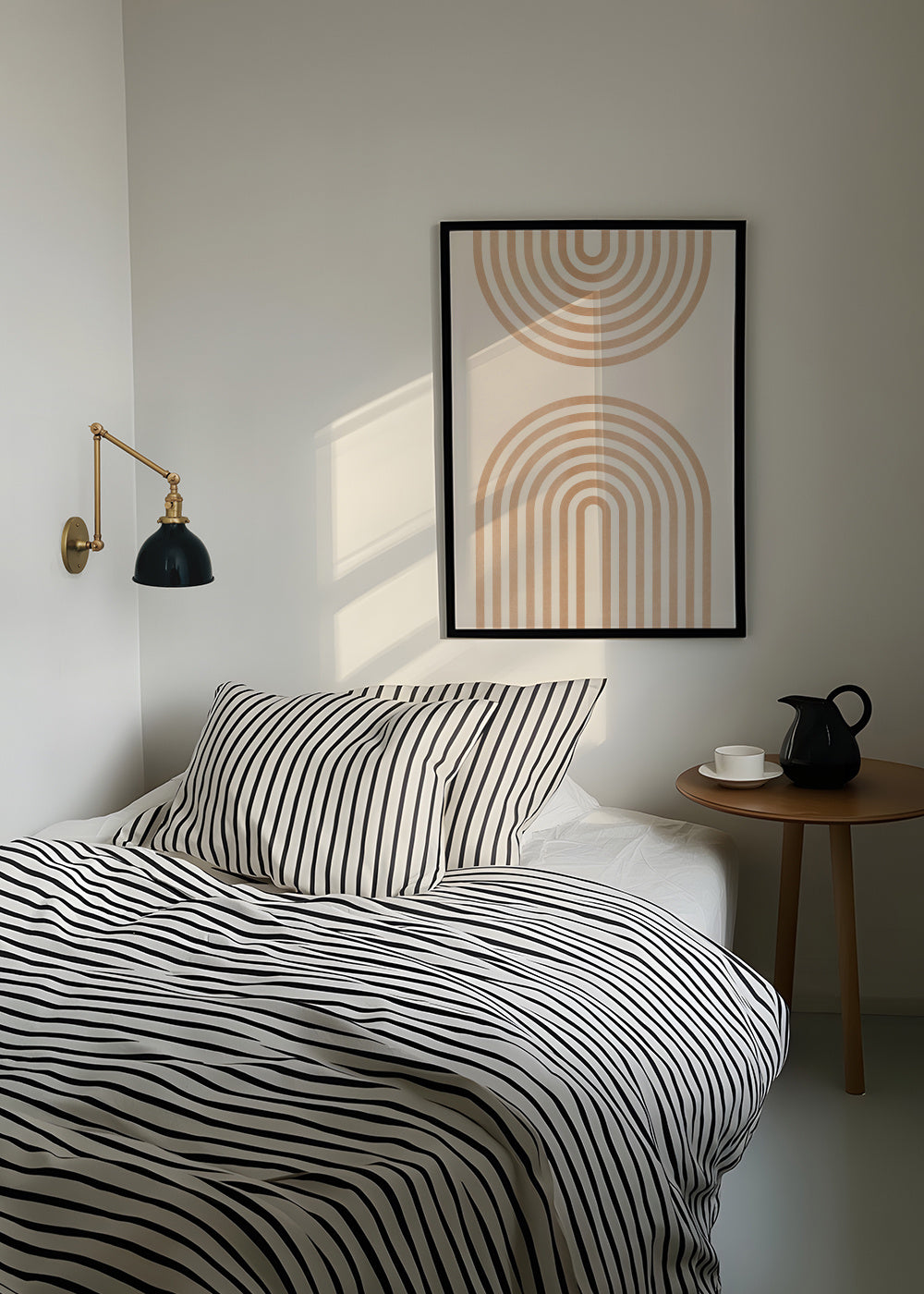 Two Peach Arches - Framed poster in an interior