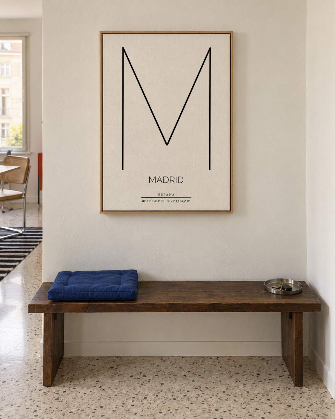 MADRID - Framed canvas in an interior