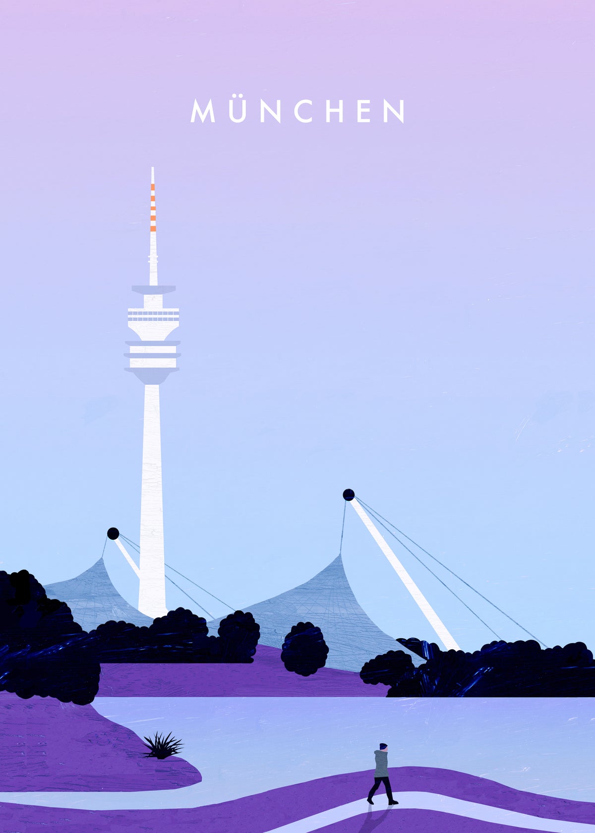 München - Unframed art print