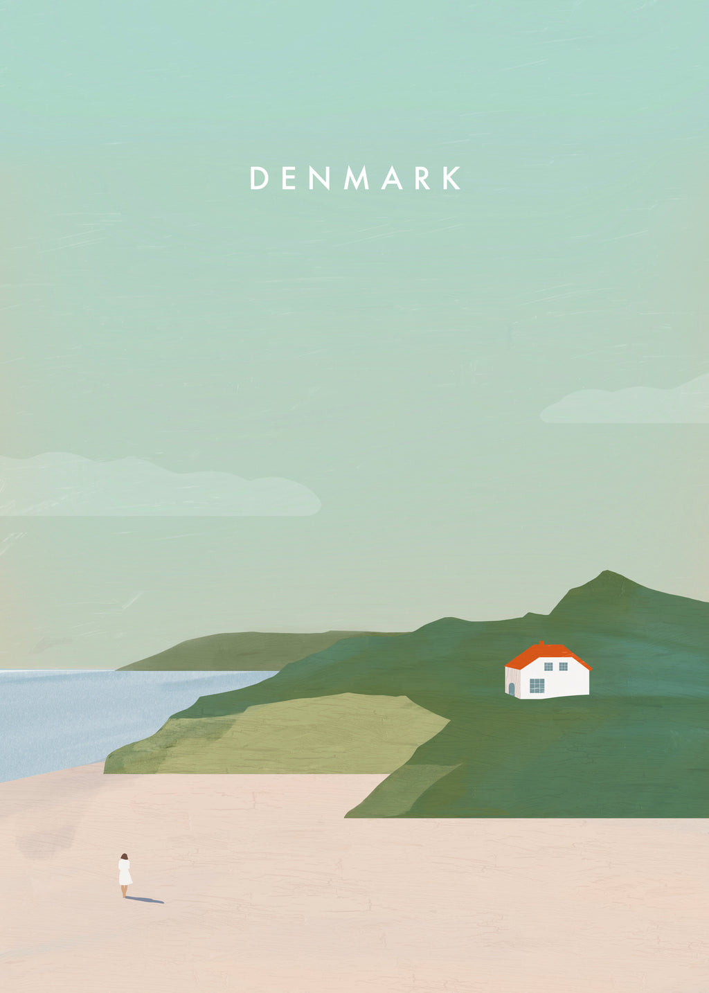 Denmark - Unframed art print