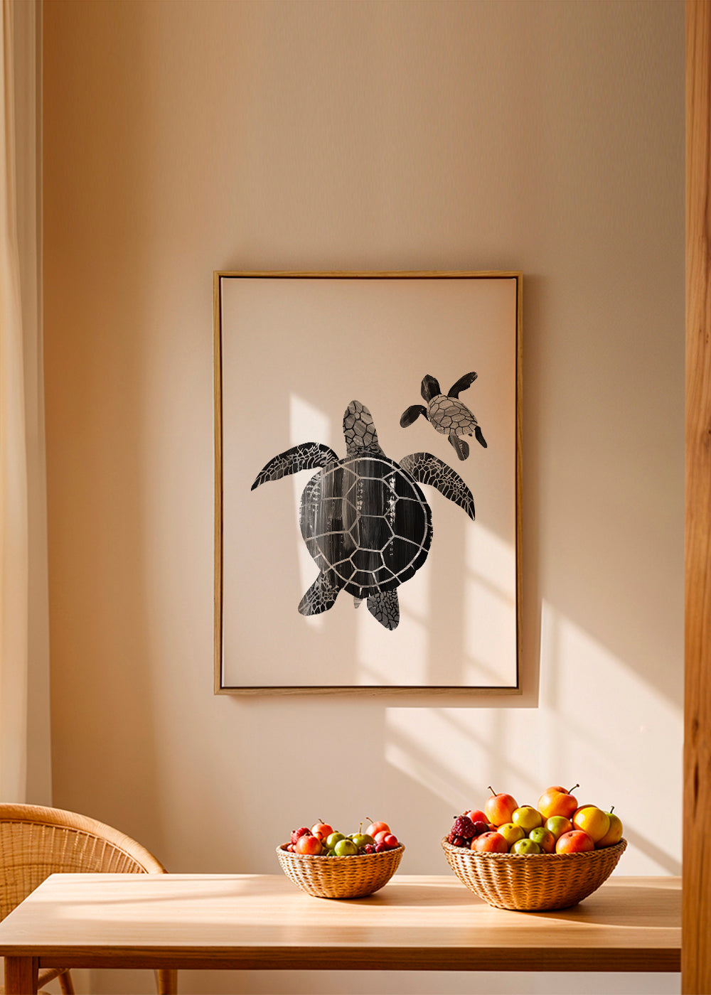 Shielded love (Black and white)