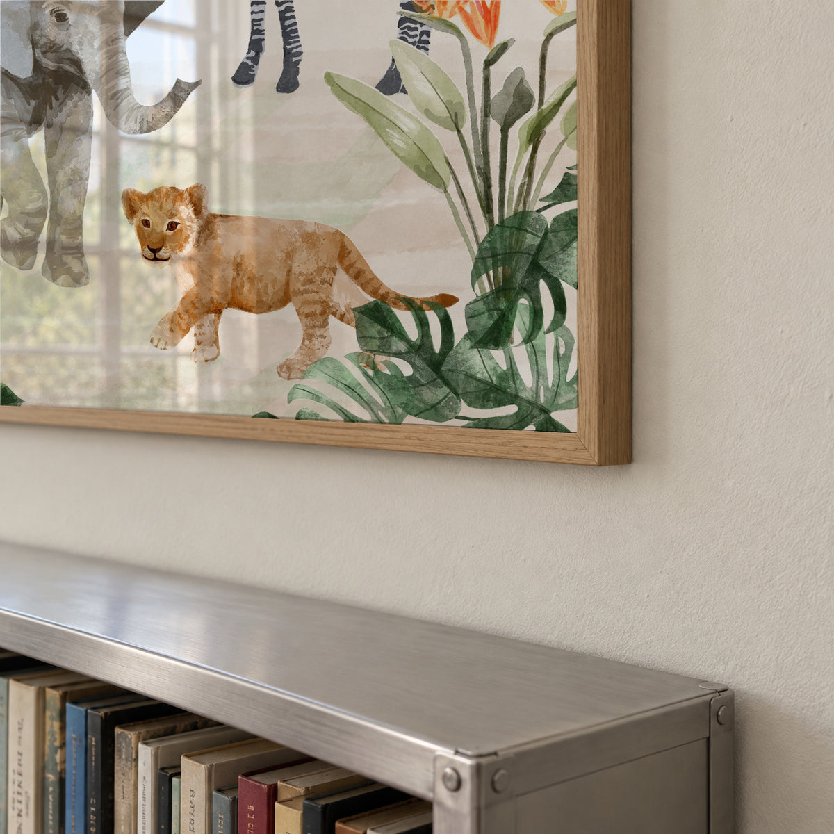 Jungle Baby's - Framed poster detail