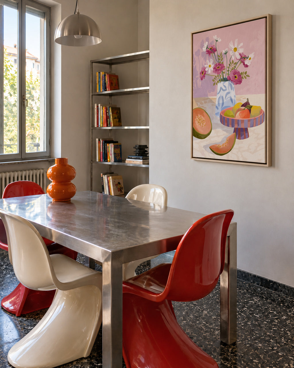 Fruit Break - Framed canvas in an interior