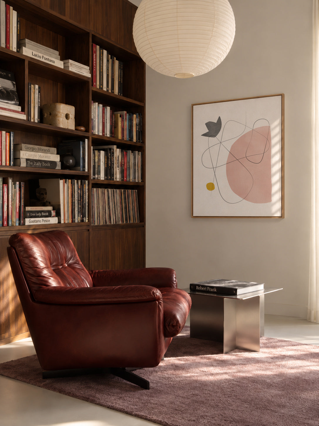 Abstract N2 - Framed canvas in an interior