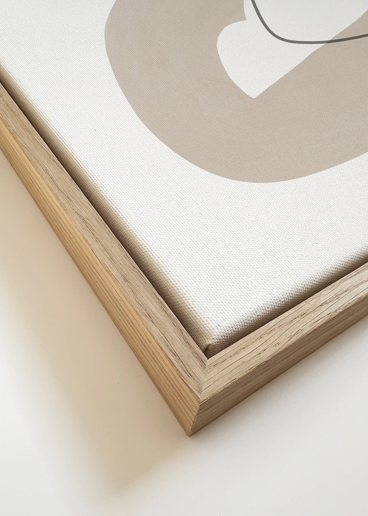 Abstract N3 - Framed canvas detail