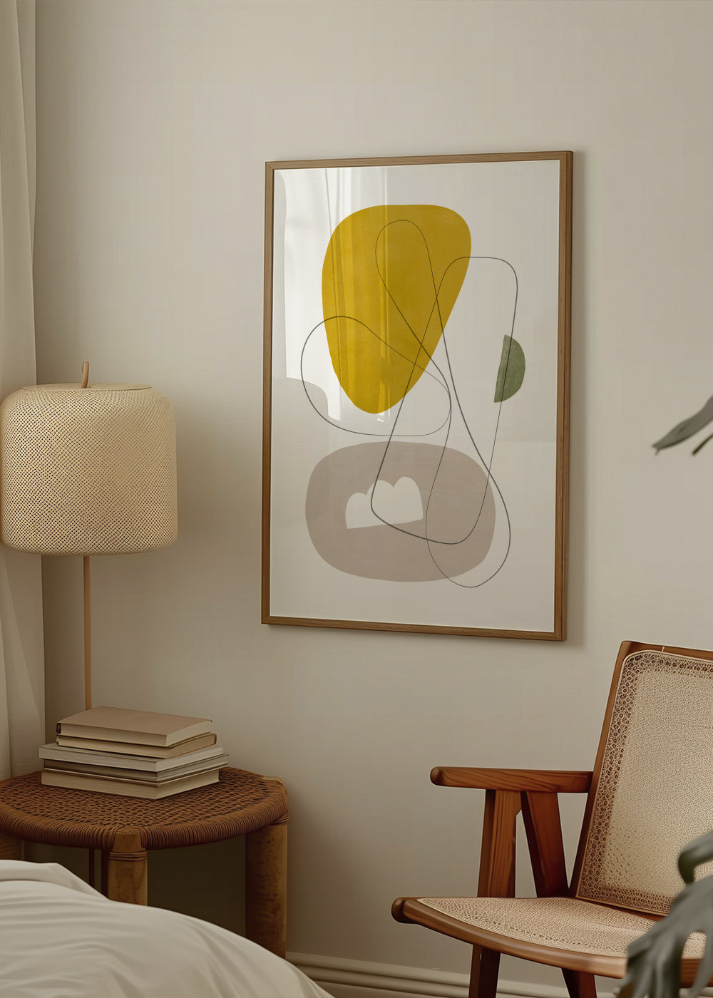 Abstract N3 - Framed poster in an interior