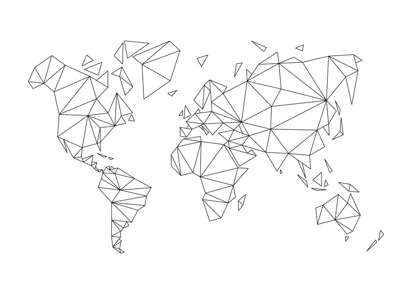 Geometric World Map