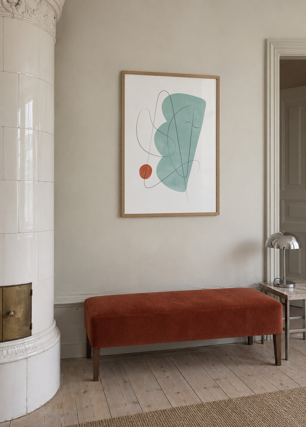 Abstract N 24 - Framed poster in an interior