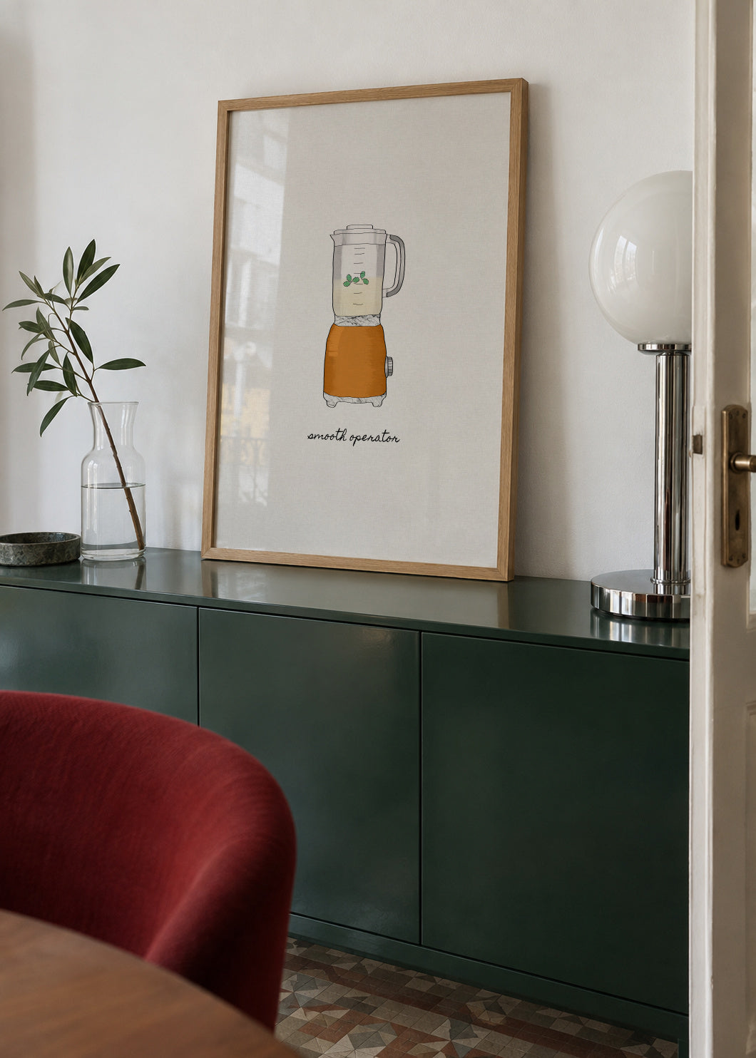 Smooth operator - Framed poster in an interior