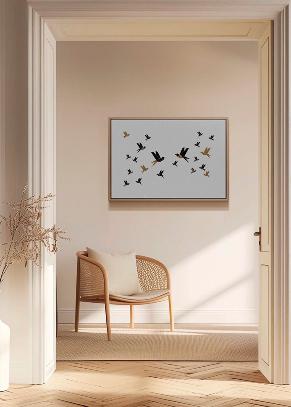 Origami Birds Collage III