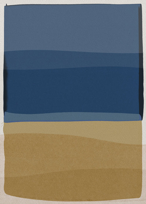 Modern Blue and Yellow