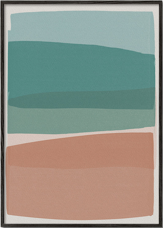 Modern Turquoise and Pink