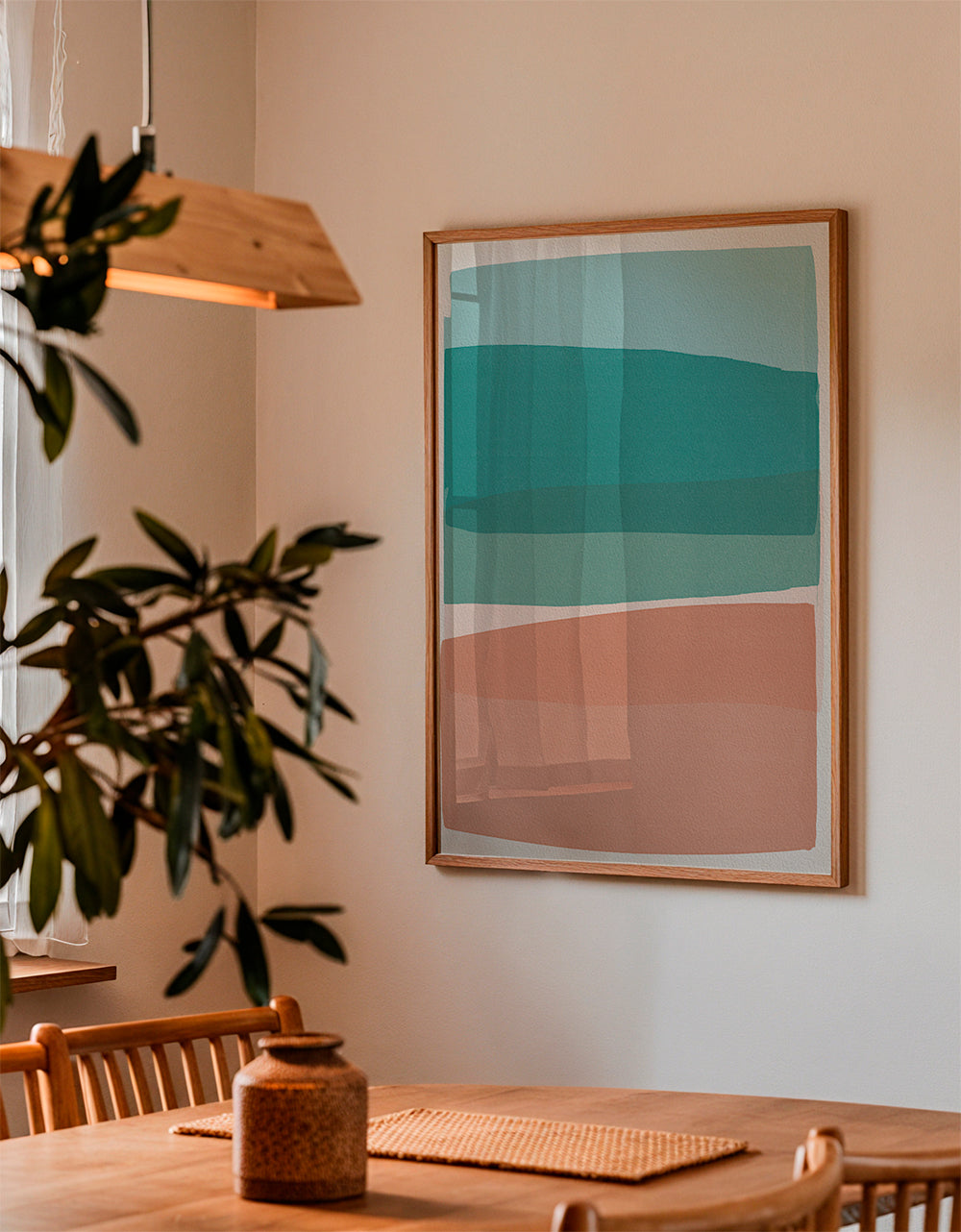 Modern Turquoise and Pink