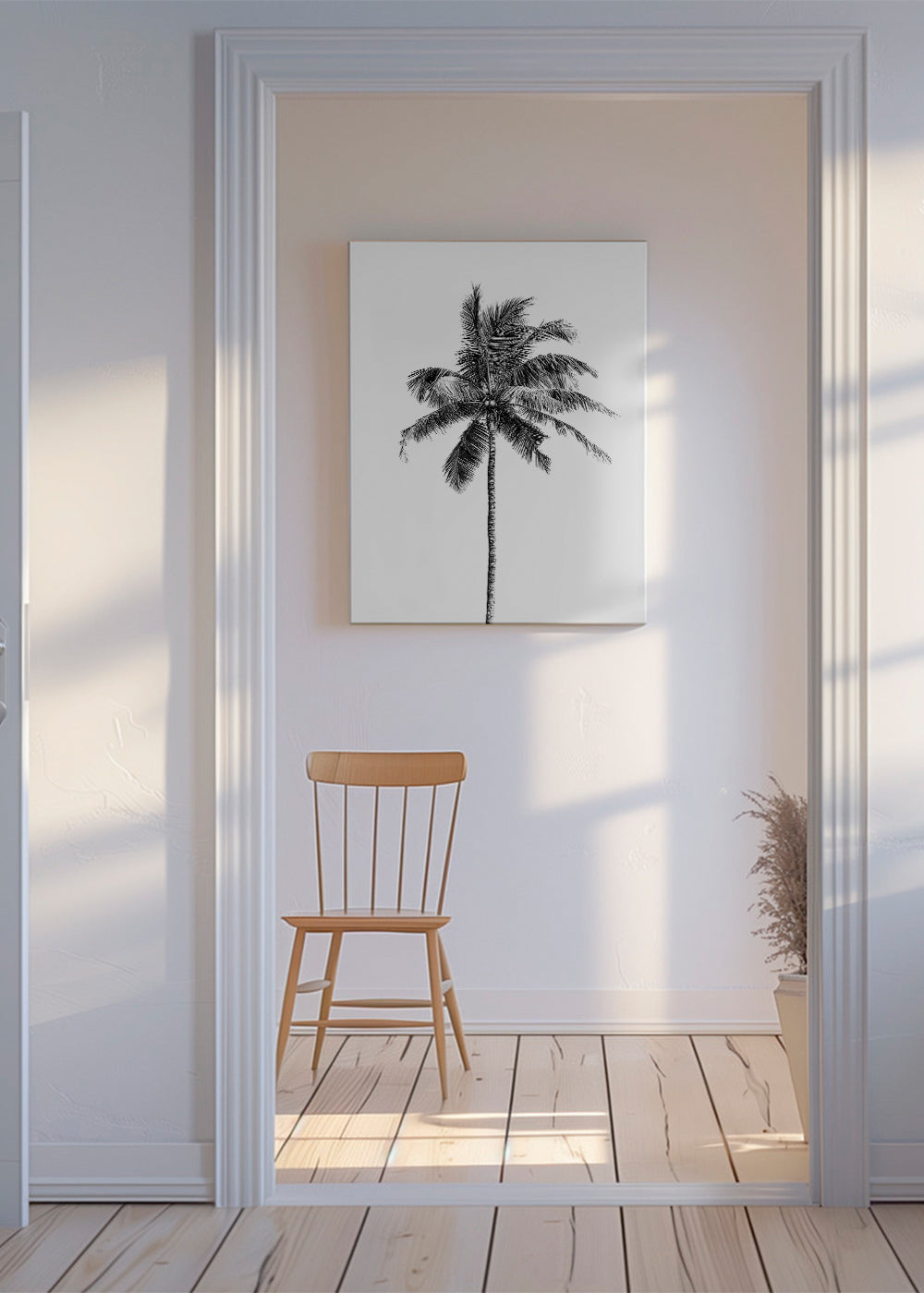 Palm tree by the beach