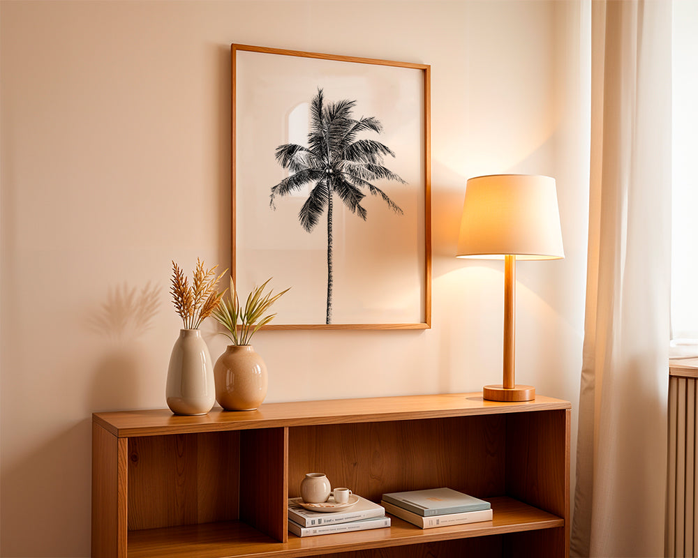 Palm tree by the beach