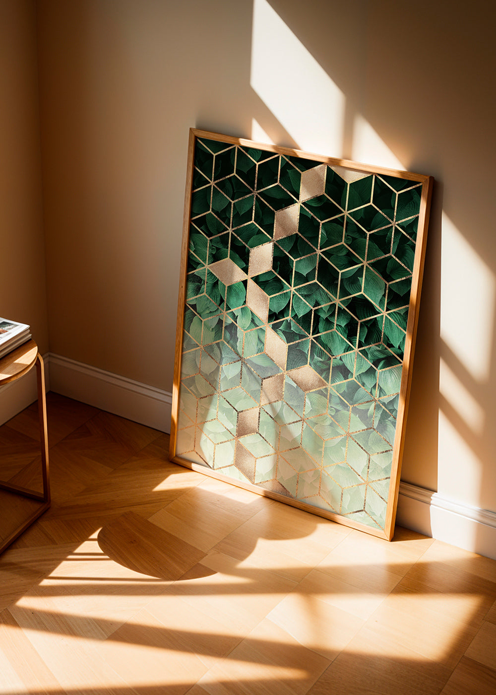 Leaves and cubes