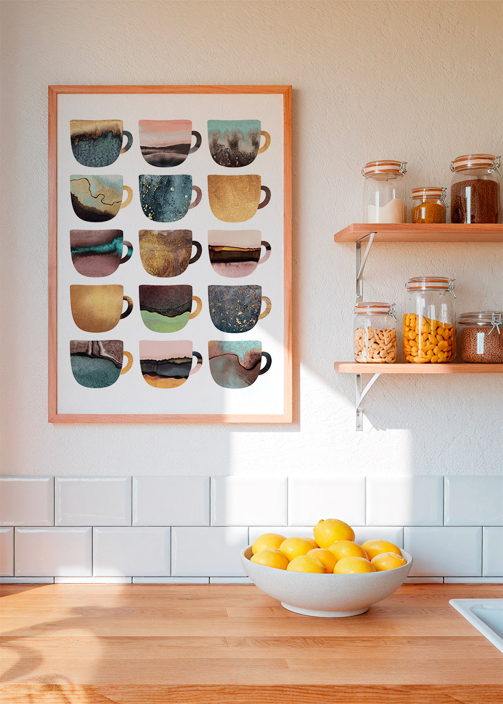 Pretty earthy coffee cups