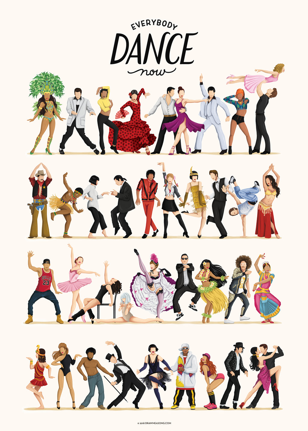 Everybody Dance Now - Unframed art print