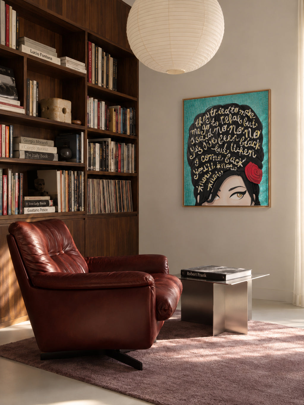 Rehab - Framed canvas in an interior