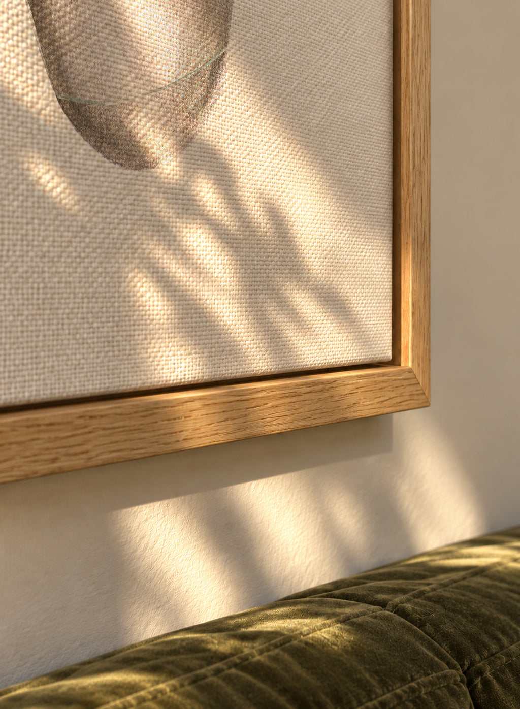 Just 5 - Framed canvas detail