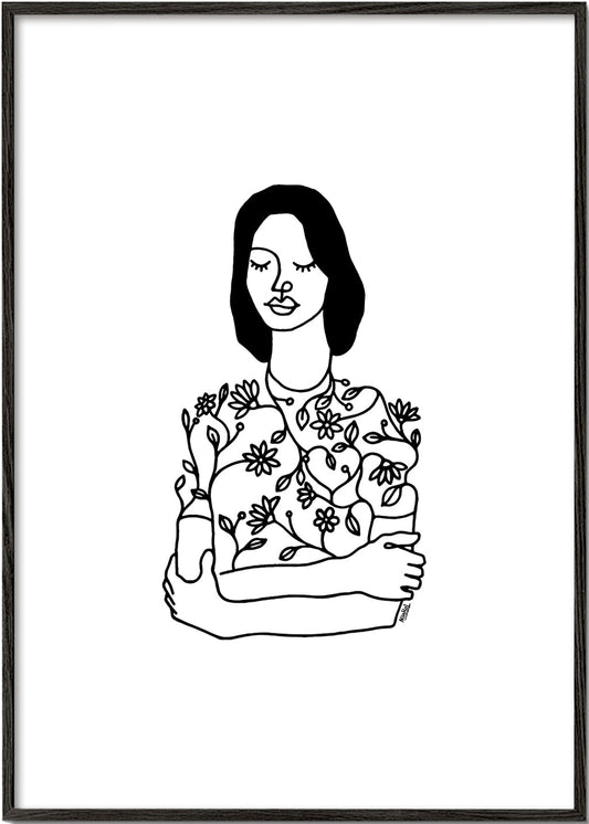 Dress with flowers